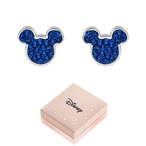 Boucles d'oreilles Disney - Mickey orné de Cristaux scintillants