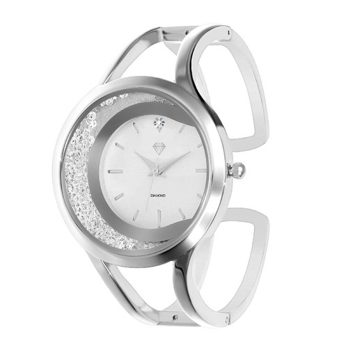 So Charm Montres - Montre femme MF396-DIAMANT-BLANC - Bracelet Acier Argent - So charm montres