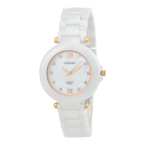So Charm Montres - Montre femme  MF611-DORE - Bracelet Céramique Blanc - So charm montres