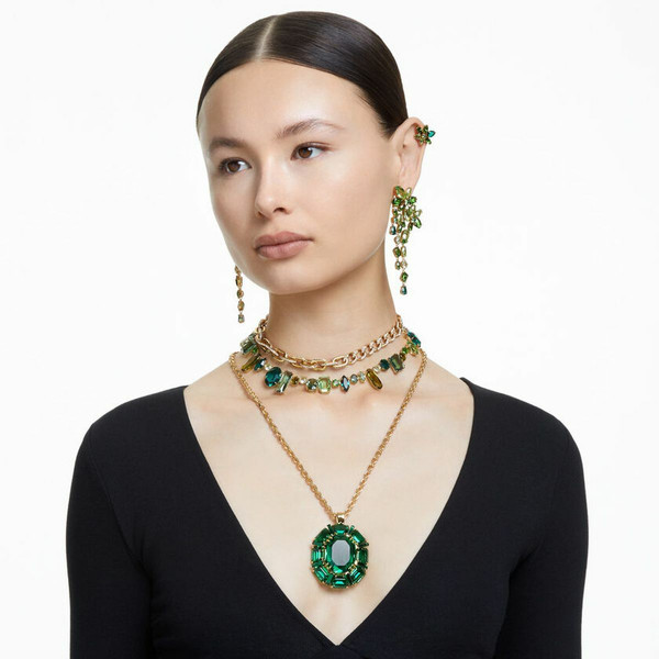 Collier et pendentif Femme Swarovski Vert 5613735