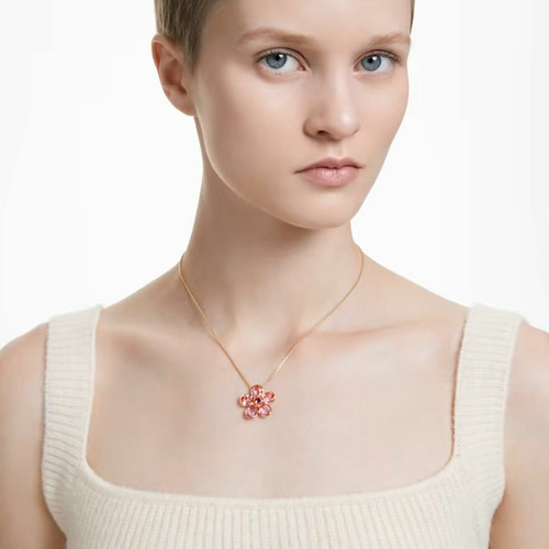 Collier et pendentif Femme Swarovski Rose 5657875