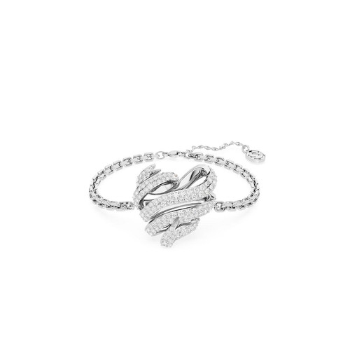 Swarovski Bijoux - Bracelet Femme Swarovski - Bracelet Coeur Argent
