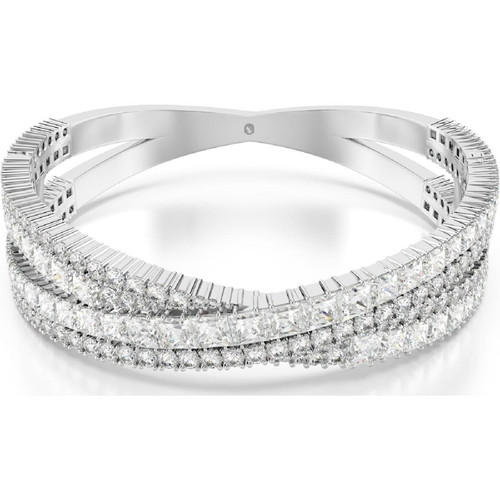 Bracelet Femme Swarovski Hyperbola Cuff L - 568026 blanc,argent