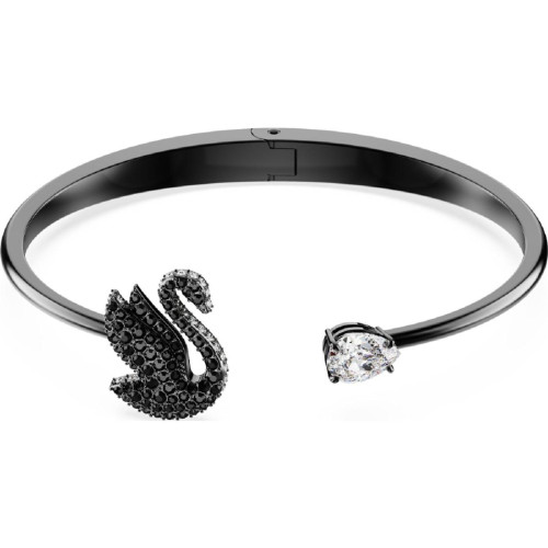 Bracelet Femme Swarovski Swan - 568874 noir,argent