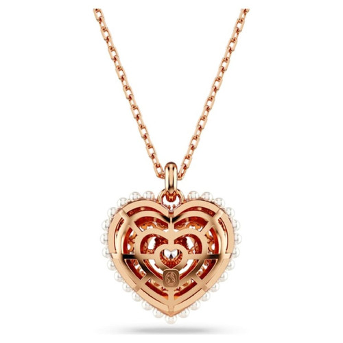 Collier Femme Swarovski Hyperbola Heart Wh - 5680402 rose,doré