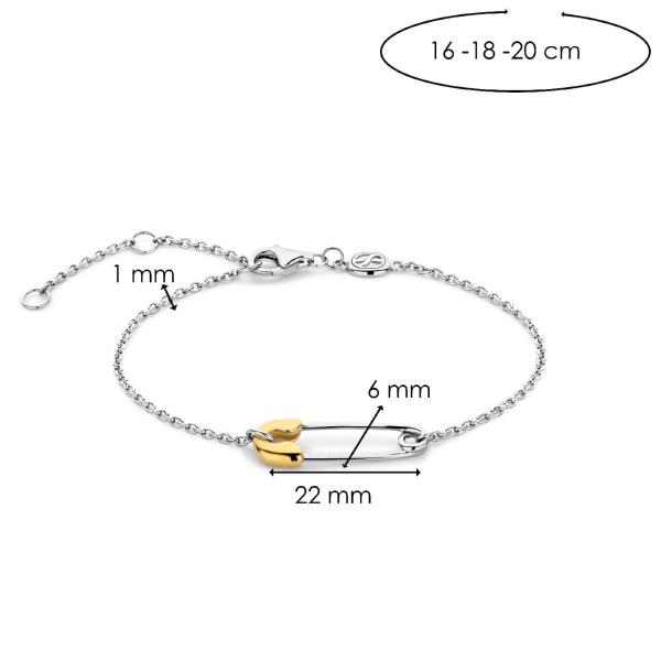 Bracelet Ti Sento - 23035SY  Argent Rhodié Épingle