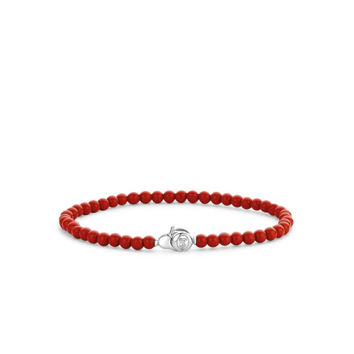 Bracelet Ti Sento 2908CR - argent pierres synth. Rouge Femme