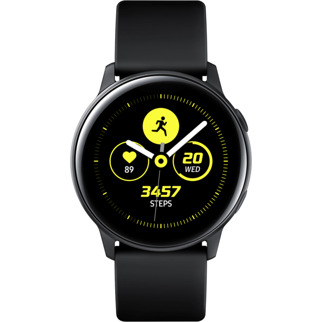 Samsung - Galaxy Watch Active - Noir Pur - 40 mm - Montres Homme