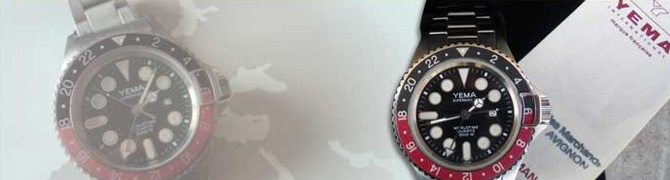 Presentation de la montre yema Superman