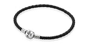Guide taille bracelet Pandora cuir tressé simple