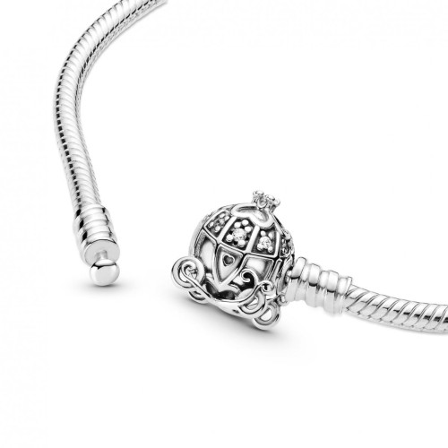 Bracelet Cendrillon Fermoir Carrosse Citrouille Disney x Pandora