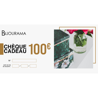 Bijourama.Com - Chèque Cadeau 100€ Bijourama