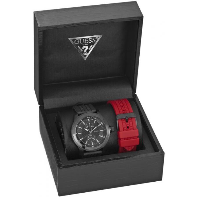Promo : Montre Guess Silicone Coffrets W12656G1 - Homme