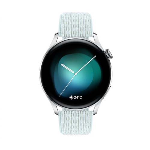 Huawei - Watch 3 Classic - 4G - Bracelet Nylon Bleu - Montre connectee homme
