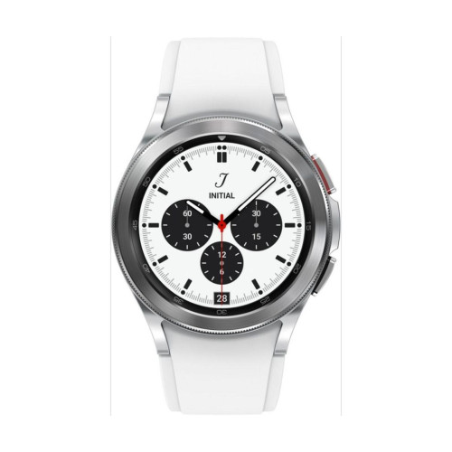 Samsung - Galaxy Watch4 Classic - 42 mm - 4G - Argent - Montre Blanche