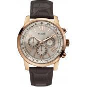 Montre Guess W0380G4 - Montre Cuir Or Rose Homme