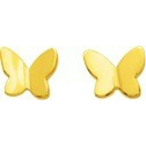 Stella - Boucles d'oreilles Papillons Or 750/1000 jaune (18K) - Boucles d oreille enfant