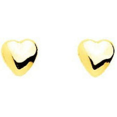 Stella - Boucles d'oreilles Coeurs Or 750/1000 jaune (18K) - Boucles d oreille enfant