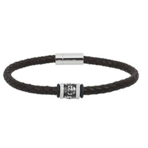 G-Force Bijoux - Bracelet G-Force BGFBR3300SM - Bracelet Cuir Noir