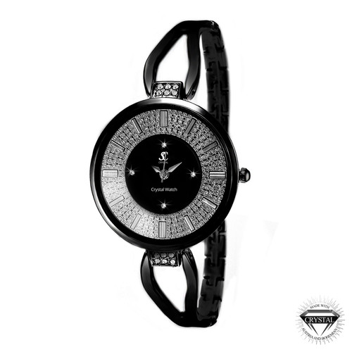 So Charm Montres - Montre femme  So Charm MF276-NOIR - Bracelet Acier Noir - So charm montres