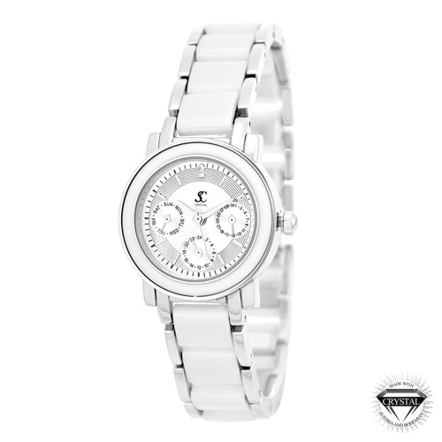 So Charm Montres - Montre femme  So Charm MF434-BFA - Bracelet Acier Blanc - So charm montres