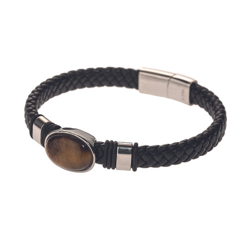 Geographical Norway Bijoux - Bracelet Geographical Norway 315128 - Bracelet Cuir Homme