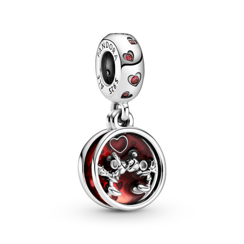 Pandora - Charm Pendant Disney Mickey & Minnie Amour et Baisers Disney x Pandora - Montre & Bijoux - Cadeau de Saint Valentin