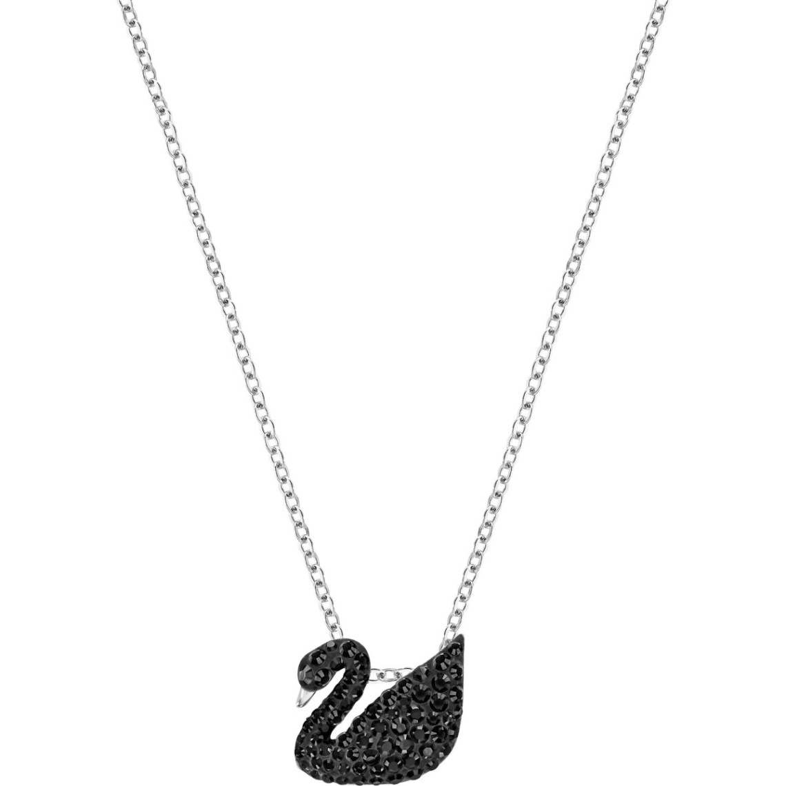 Collier et pendentif Swarovski  5347330 - Collier et pendentif Noir Cygne Serti Femme