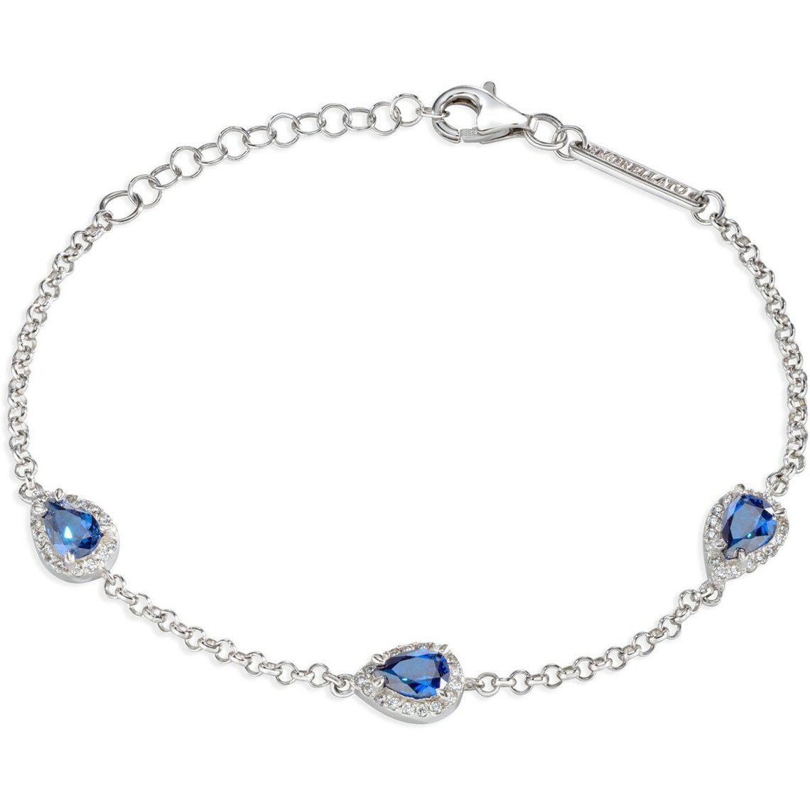 Bracelet Morellato SAIW11 - Bracelet Argent Cristaux Bleu Femme