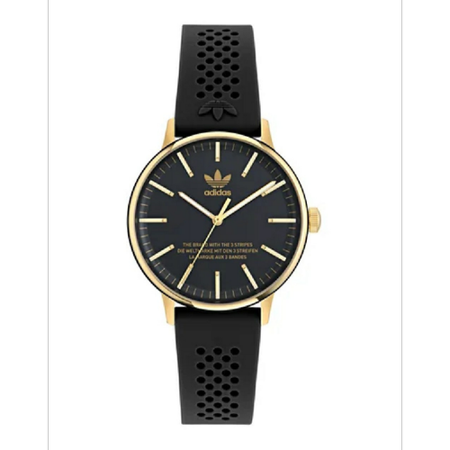 Adidas Watches - Montre Mixte Adidas Watches Style AOSY23524 - Bracelet Silicone Noir - Montre Femme Tendance