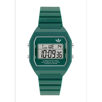 Adidas Watches - Montre Mixte Adidas Watches Street AOST23558 - Bracelet Résine Vert