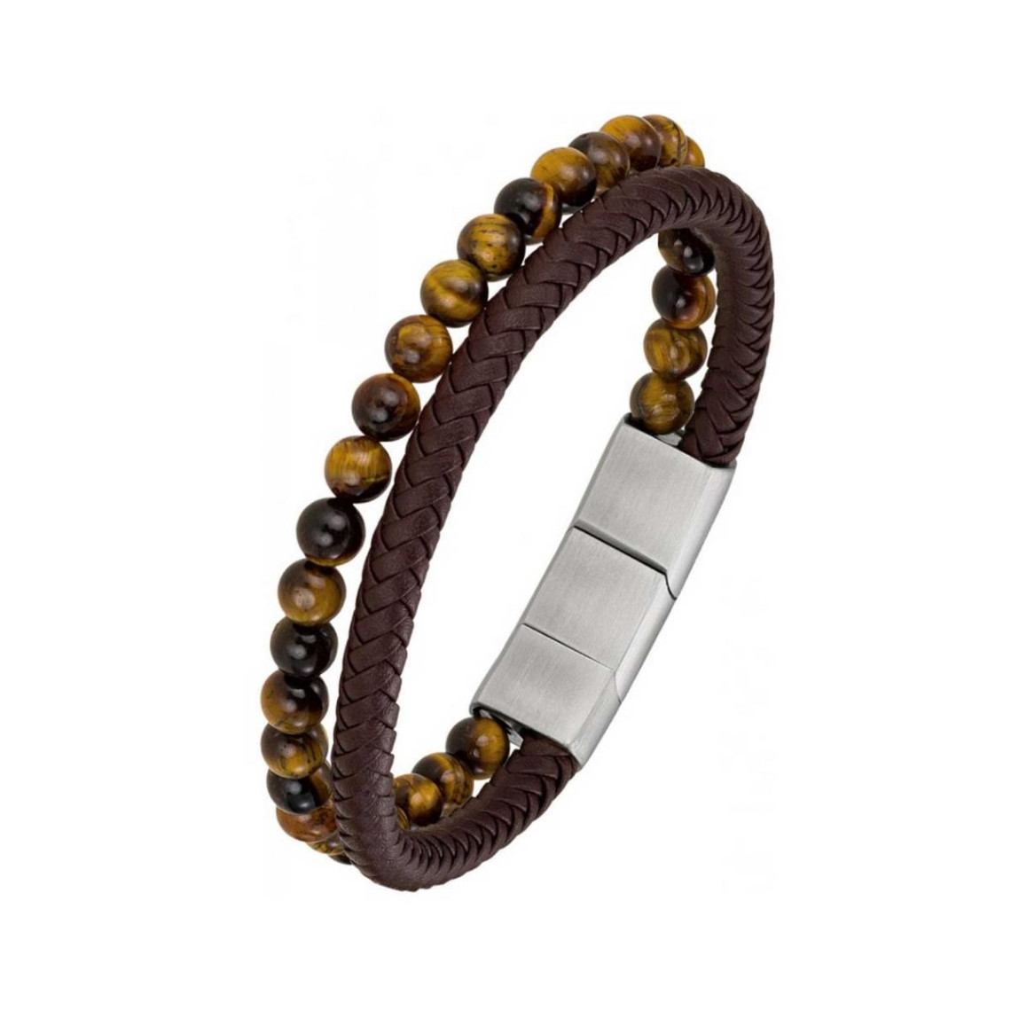 bracelet homme all blacks 682154 - cuir marron