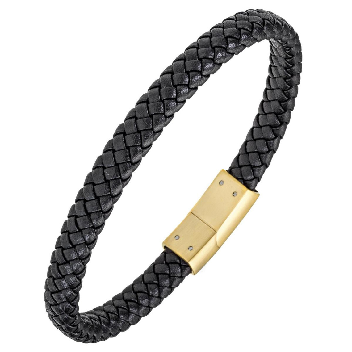 bracelet homme all blacks 682305 - cuir noir