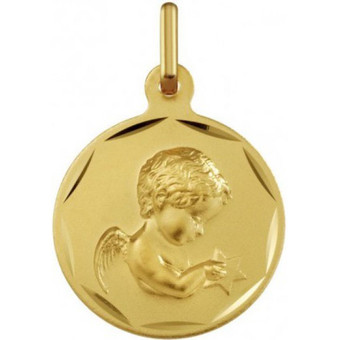 Argyor - Médaille Argyor 1300415 - Médaille Or Jaune H1.5 cm - Naissance et bapteme