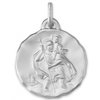 Argyor - Médaille Argyor 1B199313 - Médaille Or Blanc H1.8 cm - Naissance et bapteme