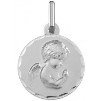 Argyor - Médaille Argyor 1B602419N - Médaille Or Blanc H1.4 cm - Naissance et bapteme