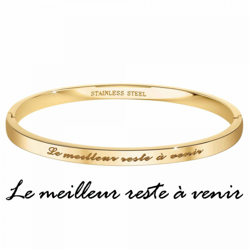 Bracelet Femme Athème - B2541-01-DORE Acier Doré