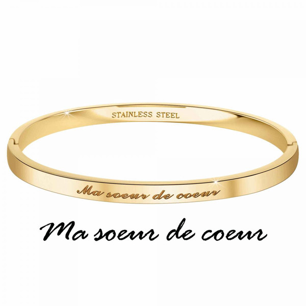 Bracelet Femme Athème - B2541-02-DORE Acier Doré