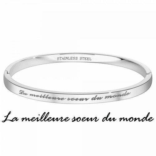 Athème - Bracelet Composé Athème  B2541-07-ARGENT - Bijoux mode femme