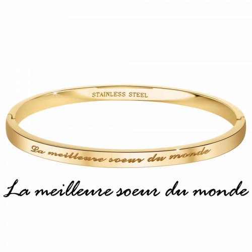 Bracelet Femme Athème - B2541-07-DORE Acier Doré
