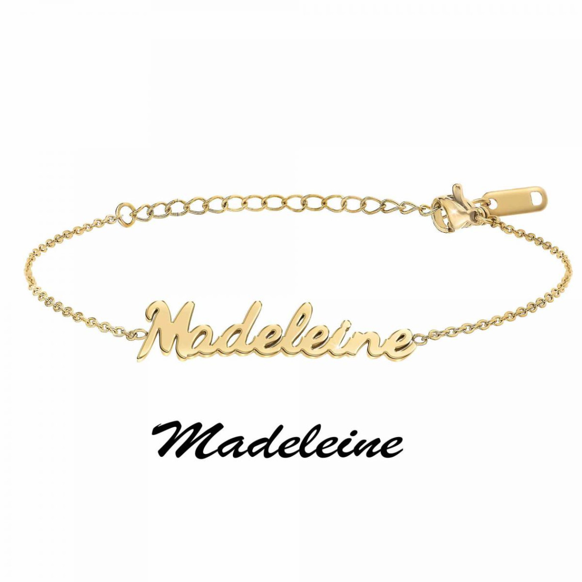 bracelet femme athème - b2694-dore-madeleine acier doré
