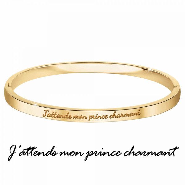 Bracelet Femme Athème - B2803-04-DORE Acier Doré