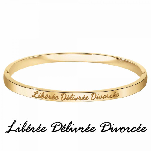 Bracelet Femme Athème - B2803-26-DORE Acier Doré