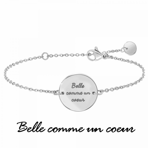 Bracelet Femme Athème - B2813-ARGENT Acier Argent