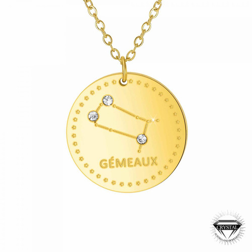 Athème - Collier et pendentif Athème B2449-GEMEAUX - Promo Bijoux