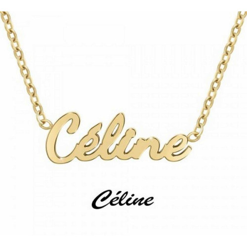 Athème - Collier Femme Athème - B2689-DORE-CELINE  - Bijoux Acier