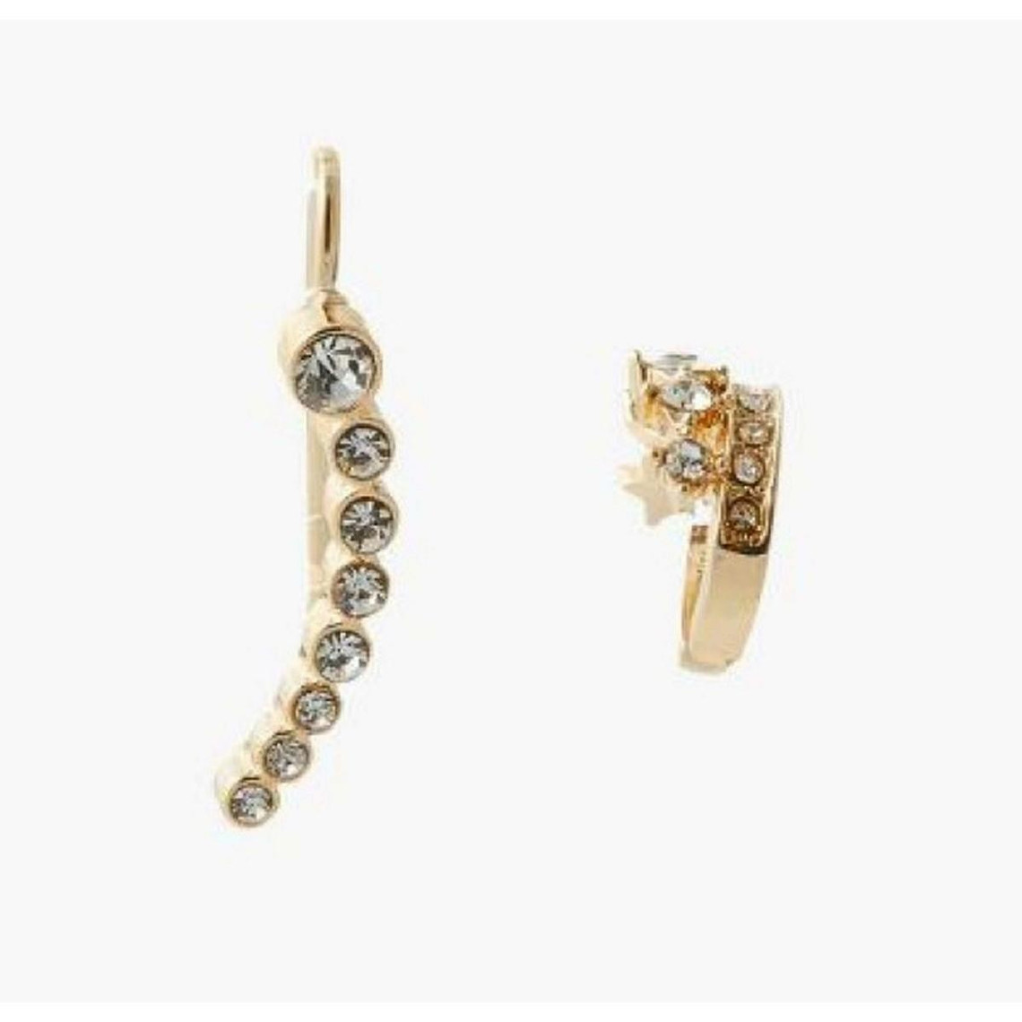 boucles d'oreilles femme balaboosté set de 2 bijoux d' oreilles avec strass - 3502456533790 métal doré