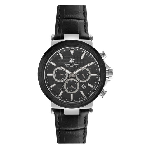 Beverly Hills Polo Club - Montre pour homme BBP3145X-351 avec bracelet en noir - Beverly hills polo club