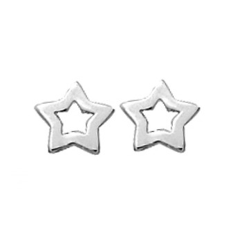 Stella - Boucles d'oreilles Etoiles en Argent - Bijoux stella