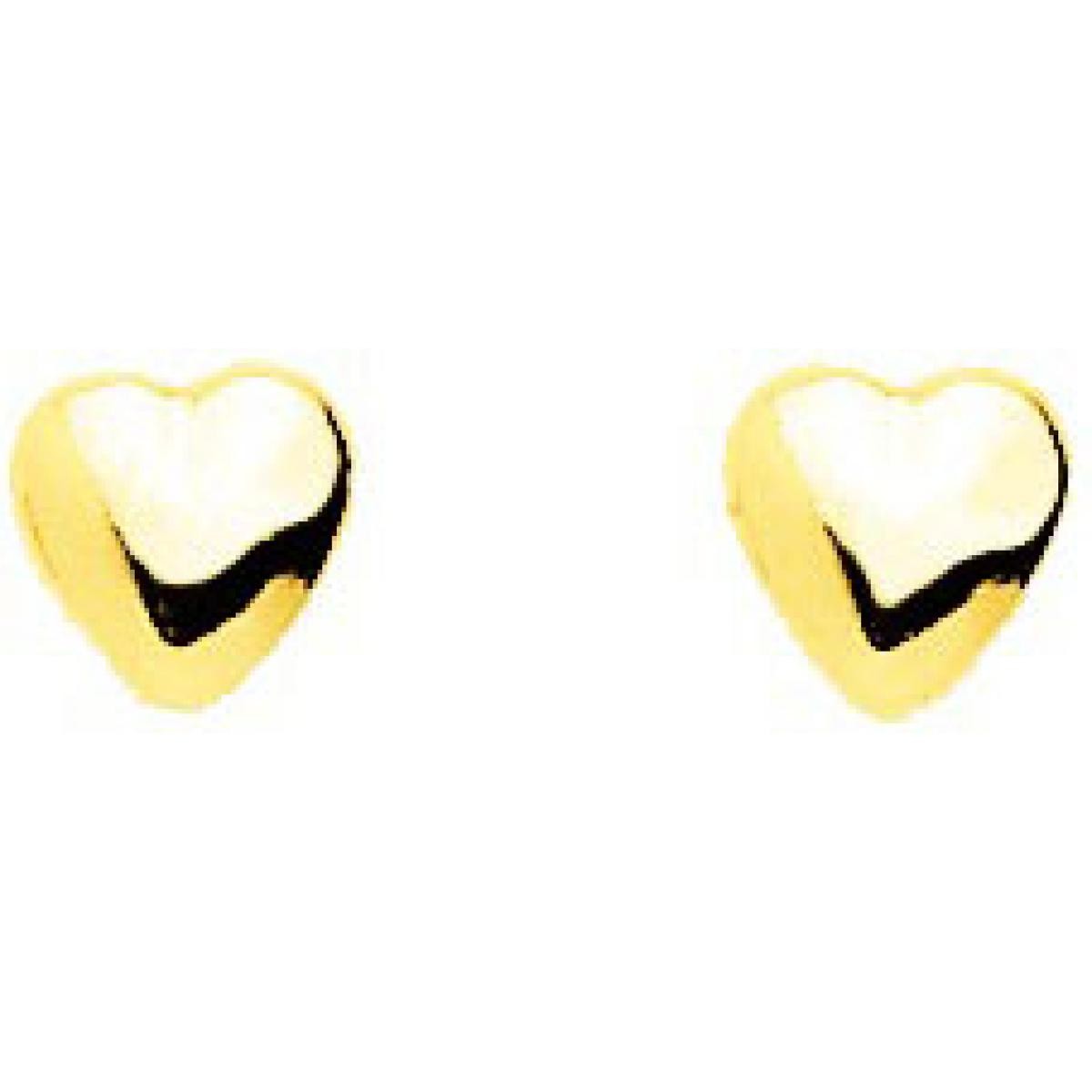 Boucles d'oreilles Coeurs Or 750/1000 jaune (18K)